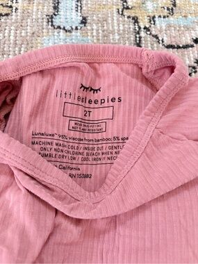 Little sleepies NWOT crescent Zippie in Clay